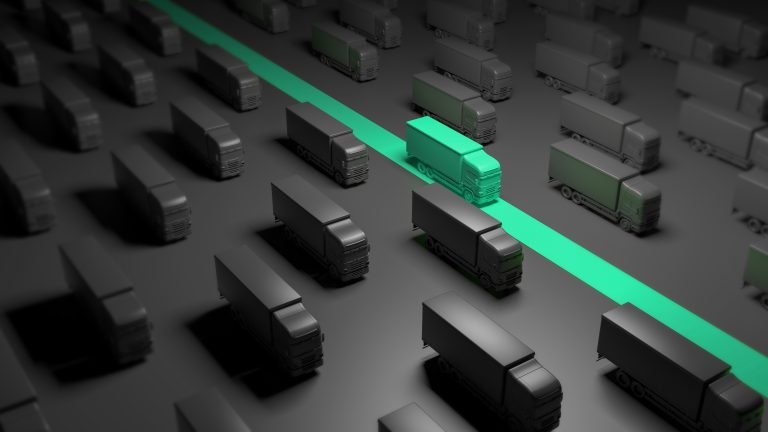 cargo logistics and transportation leader 3d rendering